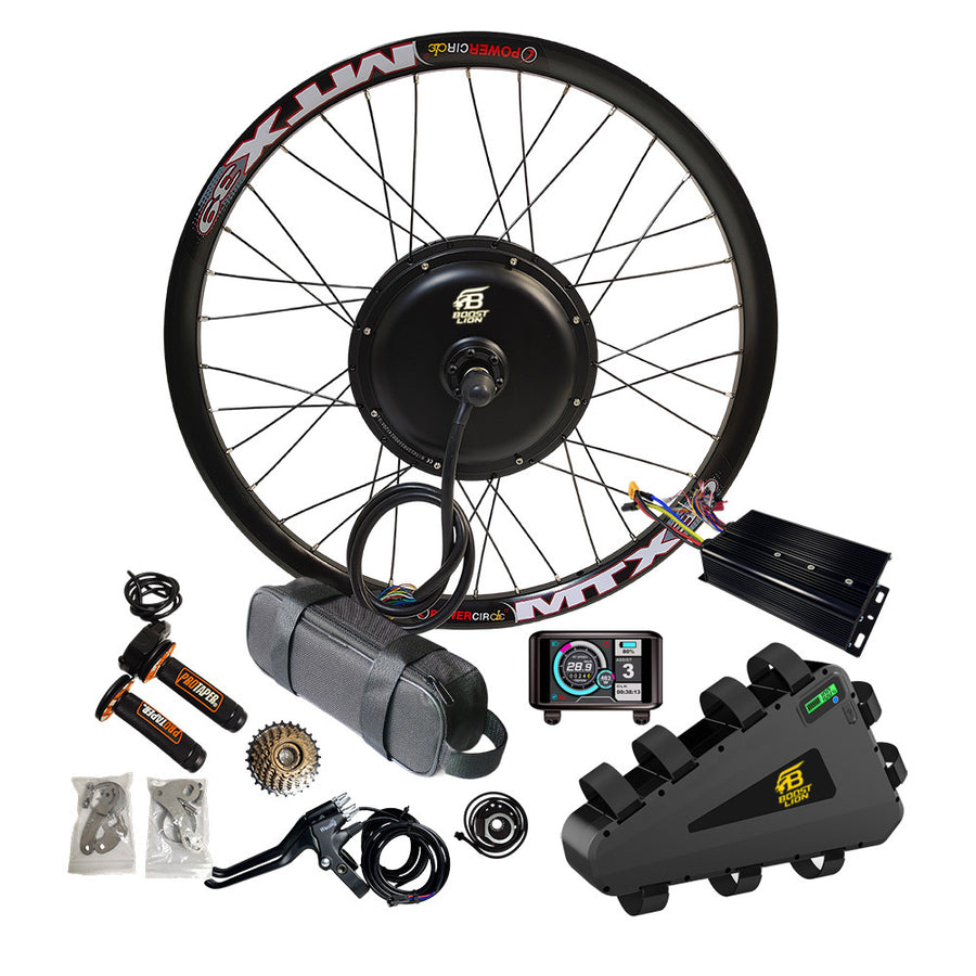 2000w Conversion Kit Build 2000W E-Bike Conversion Kit With Surron Throttle - Boost Lion – BoostLion