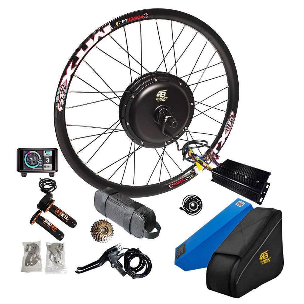 2000W High Power Bicycle Conversion Kit (With Battery) - Boost Lion